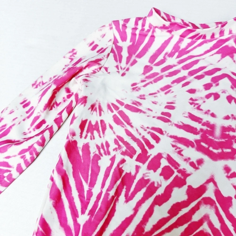 Mikoh - Pink Tie Dye Rashguard